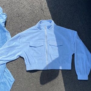 Aerie matching set, jacket and flare pants